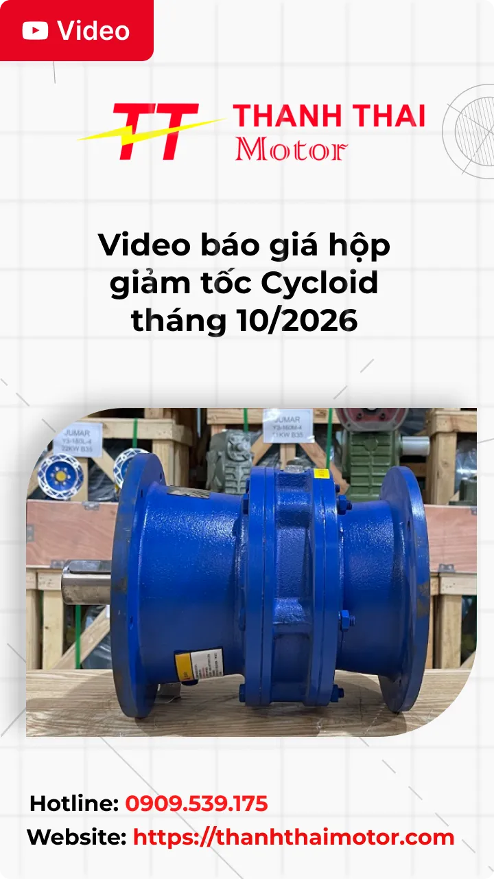 Thumb Video báo giá hộp giảm tốc Cycloid tháng 10/2026
