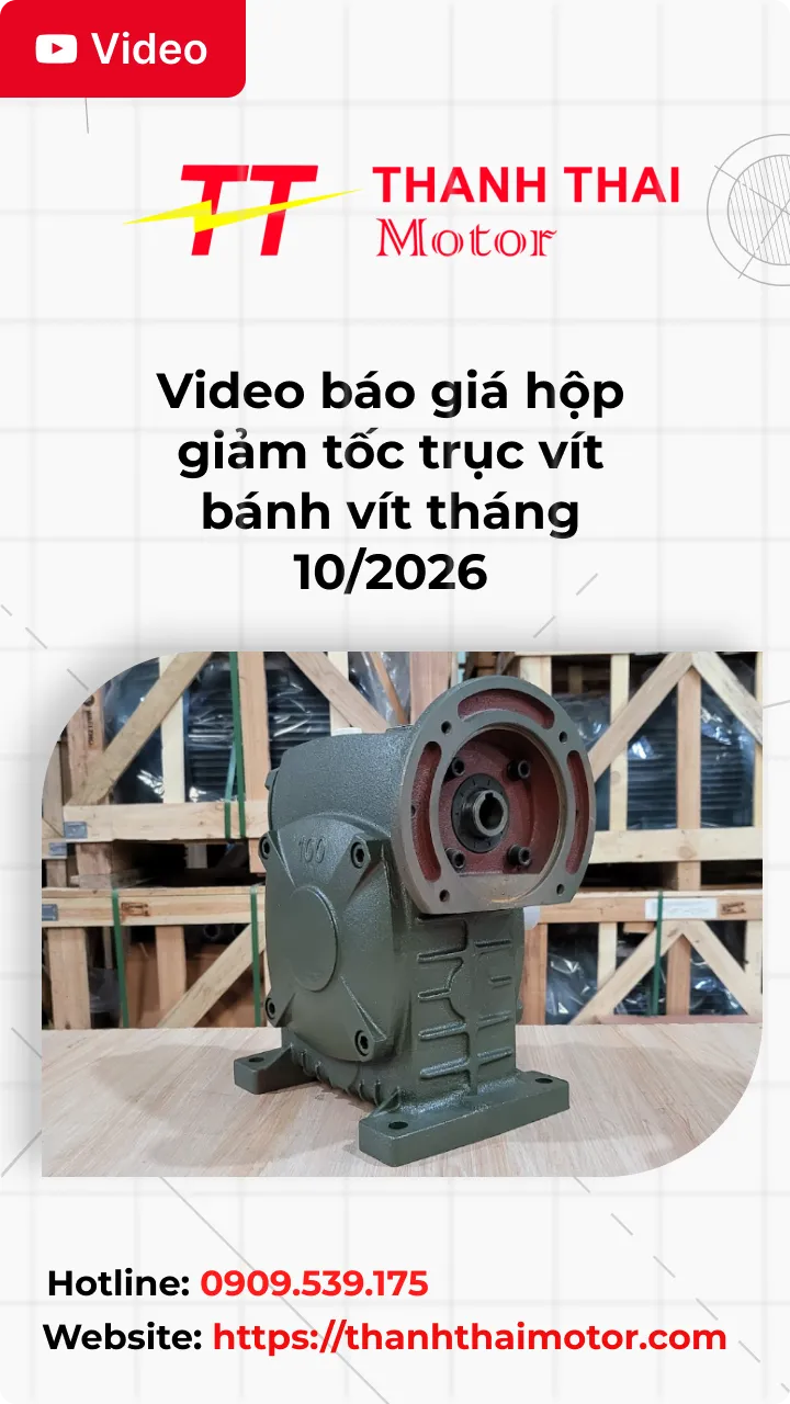 Thumb Video báo giá hộp giảm tốc trục vít bánh vít tháng 10/2026
