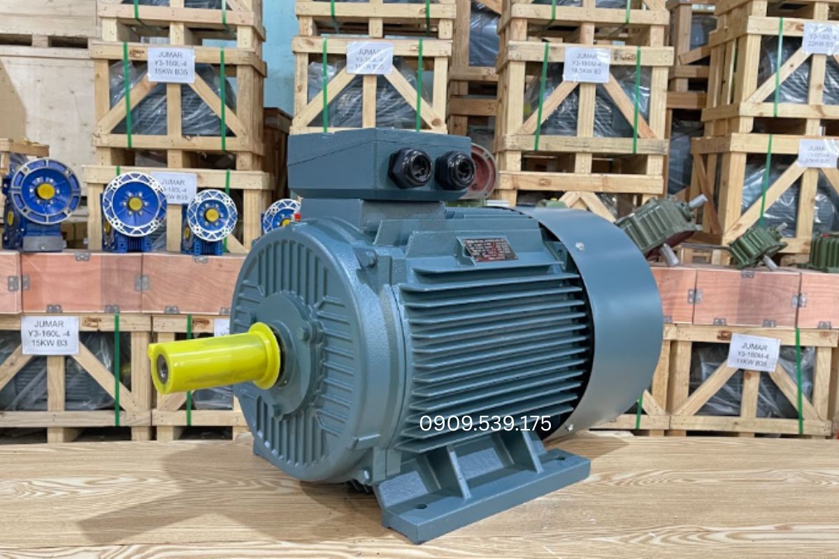 Motor 30kW được ứng dụng trong máy bơm, máy nén khí, băng tải, máy nghiền và quạt công nghiệp