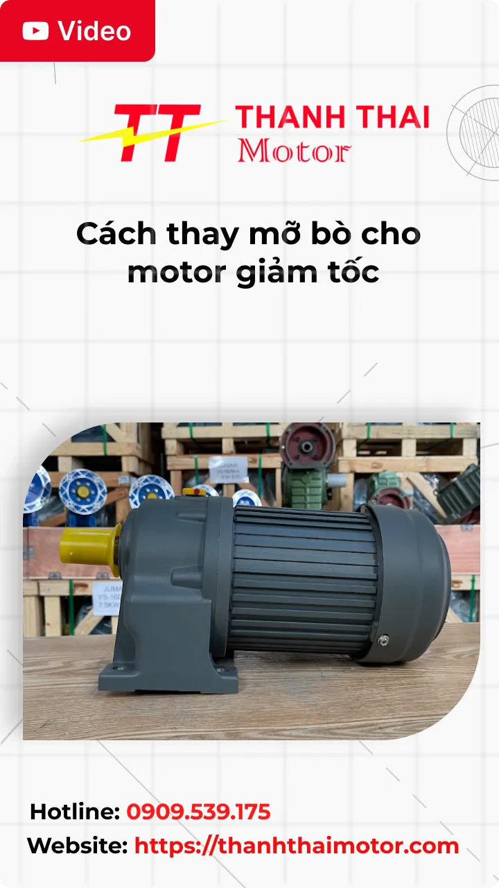 Thumb Cách thay mỡ bò cho motor giảm tốc